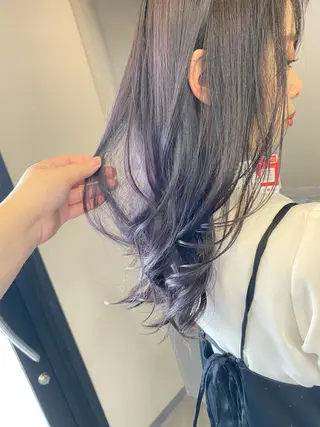 ロング maco 艶感ハイトーン🦋のヘアスタイル