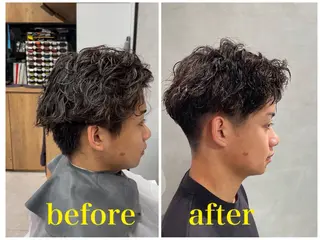 メンズ 髪質改善/縮毛矯正/ 酸性ストレート/まやのヘアスタイル