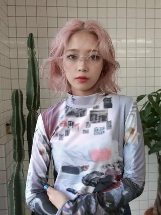 ミディアム カラー レイヤー専門家 ダブルカラー修のヘアスタイル