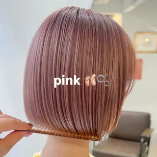 カラー 【ハイトーンボブ】 👩🏼HONOKAのヘアスタイル
