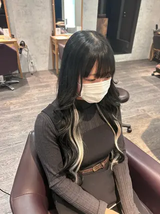 ロング ブリーチ/アレンジ/ 19歳/新宿/アリルのヘアスタイル