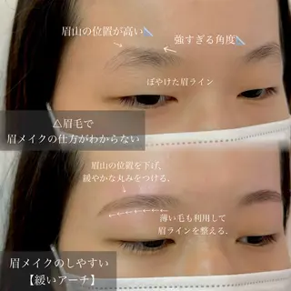 アイブロウ WHITEEYE堺東 店長/藁粥　明の眉毛・アイブロウイメージ