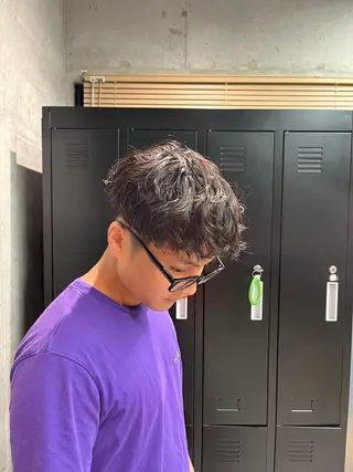 パーマ メンズ モデルカット募集中！ 飯野友喜のヘアスタイル