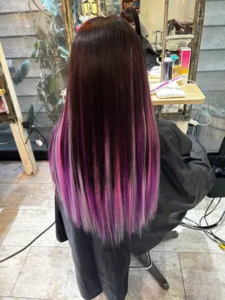 ロング カラー イズ ミのヘアスタイル