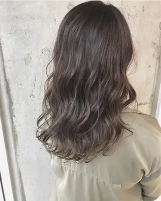 ロング カラー パーマ ヘアアレンジ ナツメダ ダイキのヘアスタイル