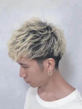 ショート メンズ _WHITE 天王寺のヘアスタイル
