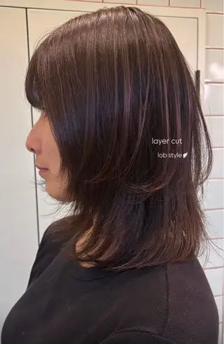ミディアム 大泊 来寧のヘアスタイル