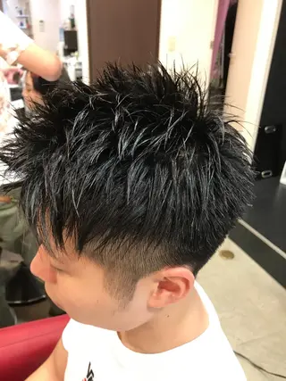 ショート メンズ 渋谷宮益坂 omoのヘアスタイル