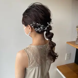 ヘアアレンジ 髙橋奈緒子 ⭐︎newi京橋のヘアスタイル
