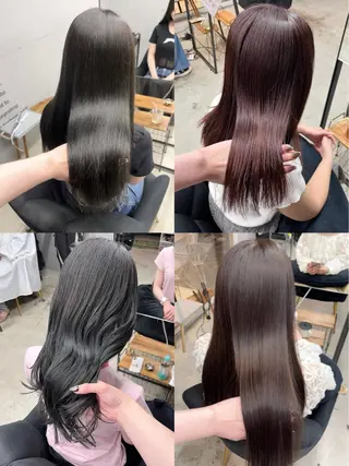 セミロング col sapporo所属・ui/透明感カラー /顔まわり🩷のヘアスタイル