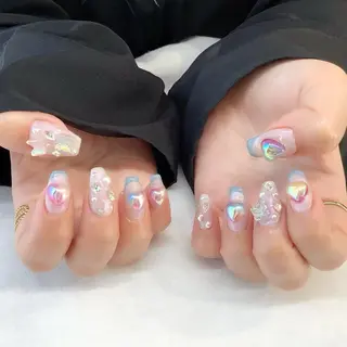 ネイル 💎🐰 saki. m 🐰💎のネイルデザイン