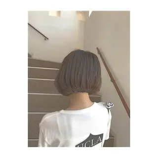 セミロング 松戸　レイヤーカット 野口　康太郎のヘアスタイル