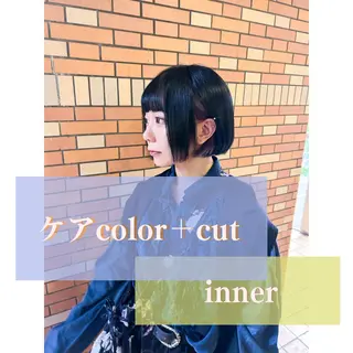 ショート INSPIRE FUKUOKA TENJIN所属・イノクチ マコト髪質改善カラーのヘアスタイル