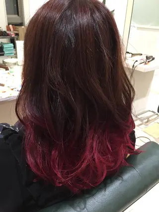 セミロング カラー 岡崎/髪質改善/ ハイトーン/鈴木進のヘアスタイル