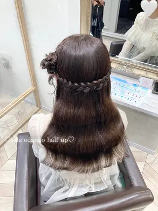 ロング ヘアアレンジ 菅村 緋莉🎀ガーリーヘアのヘアスタイル
