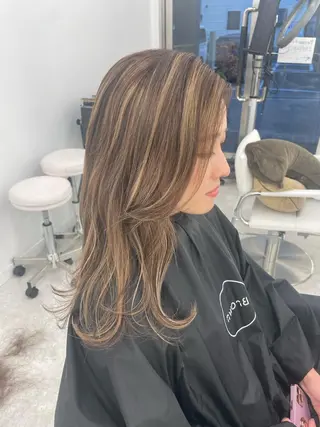 ロング カラー ヘアアレンジ 【Sweep】おじま のぞみのヘアスタイル