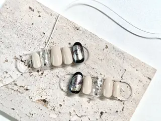 ネイル 【B.nail】名古屋志賀本通-フィルイン/ニュアンス/定額/長さだし-所属・橋立 敬子のネイルデザイン
