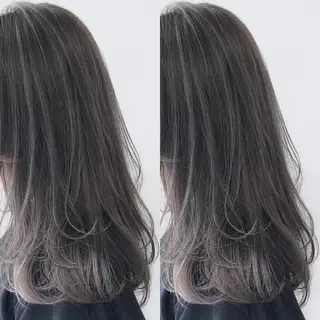 セミロング カラー パーマ ヘアアレンジ tocca所属・毎月通える価格♪ 杉本真基のヘアスタイル