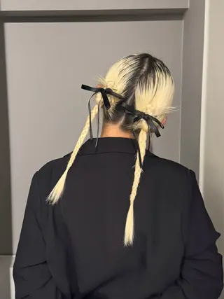 ヘアアレンジ 透明感/レイヤー カット🎀Maco.のヘアスタイル