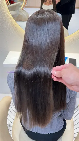 ロング カラー レイヤー✨縮毛矯正 川村利幸のヘアスタイル