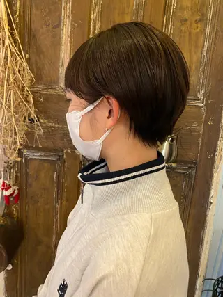 ショート sea's所属・ヒラカホ/矢場町/ ブリーチ/似合わせのヘアスタイル