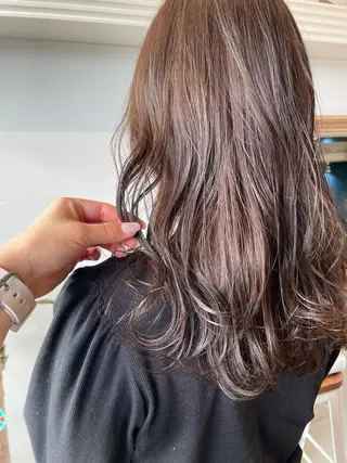 セミロング カラー 💐パーソナルカラー /市橋加菜💐のヘアスタイル