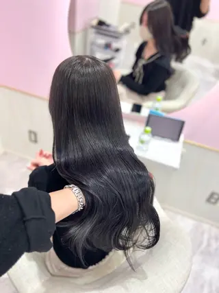 ロング 韓国/縮毛矯正/ カンタのヘアスタイル