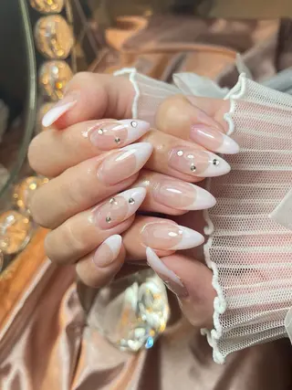 ネイル 23時まで❤︎韓国、 ワンホンネイルのネイルデザイン