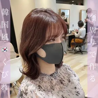 ミディアム LOMA🇰🇷 銀座クボタのヘアスタイル