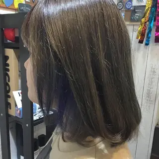 ミディアム カラー embrace エンブレイスのヘアスタイル