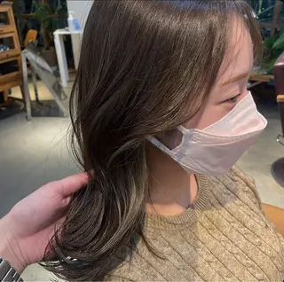 カラー Revie  hair所属・Hiyori/透明感 矢場町/栄のヘアスタイル