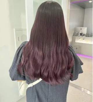 ロング miku/ラベンダー 透明感カラー🪻❤︎のヘアスタイル