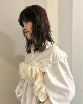 ミディアム 🍑透明感hair ・NENE🍑のヘアスタイル