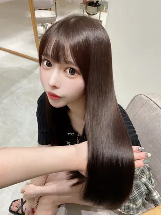 ロング カラー 中韓style 💄🤍愛子🇨🇳のヘアスタイル