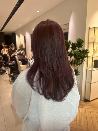 ロング 艶カラーリスト 🌈銀座🌈牛込萌香のヘアスタイル
