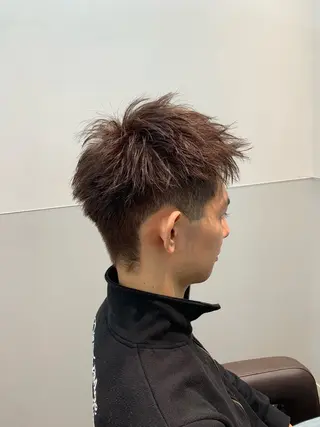 ショート カラー メンズ SALOWIN高崎所属・SALOWIN TSUIのヘアスタイル