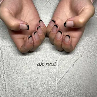 ショート ネイル ak nail .のネイルデザイン