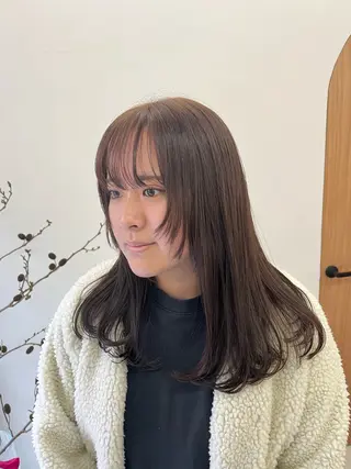 ロング カラー miyu /レイヤー/ブリーチのヘアスタイル