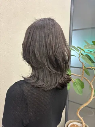 ミディアム カラー 透明感カラー⚪️ みつきのヘアスタイル