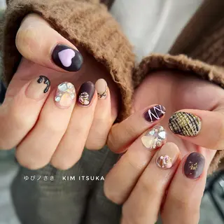 ネイル ゆびノさき茨木店 ニュアンス/アートのネイルデザイン