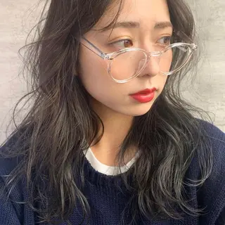 セミロング カラー 韓国ヘア /男女❄️ 細江 美紅のヘアスタイル