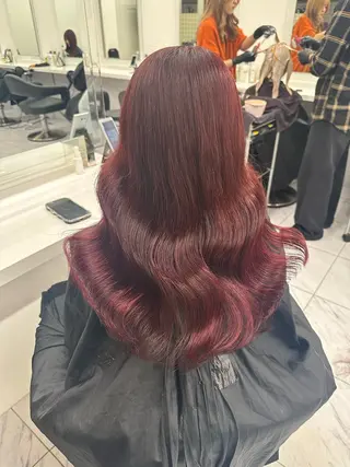 ロング カラー 🪞ハイトーン🪞 🤍waka🤍のヘアスタイル