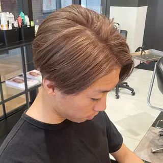 ショート カラー メンズ メンズヘア特化 崎田 成人のヘアスタイル