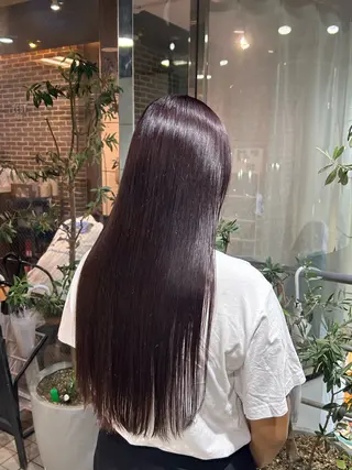 ロング カラー もとまお🌷 暖色系/艶カラーのヘアスタイル
