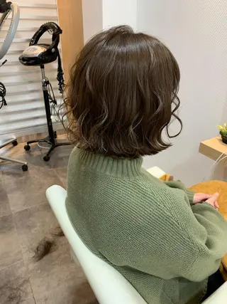 ミディアム N°rico川喜田 里衣のヘアスタイル