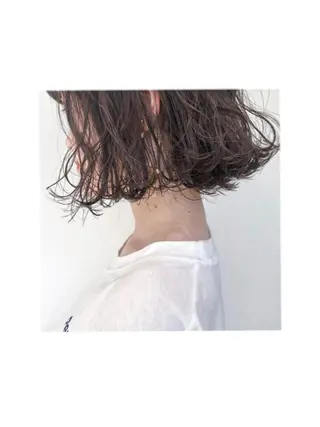 ショート カラー パーマ ワタベ ハヤト/ トップデザイナーのヘアスタイル