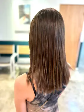 セミロング ☁️RIKA☁️ @ri2_____bのヘアスタイル