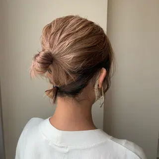 ショート カラー ボブウルフ／ボブ Satsuki【名駅のヘアスタイル