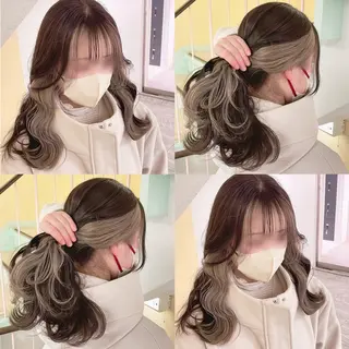 カラー 渋谷:インナーカラー ／🍒エリカ🍒のヘアスタイル