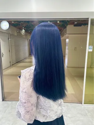 ロング カラー 🤍ྀི透ける寒色 Cocoa🤍ྀིのヘアスタイル